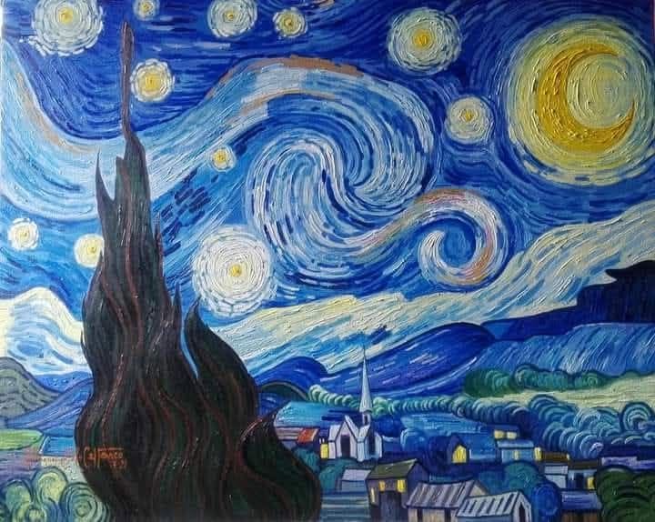 la noche estrellada