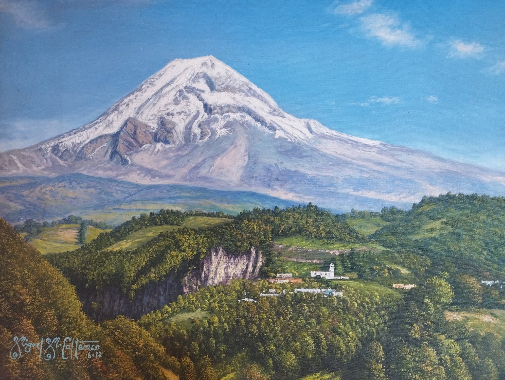 Valle Volcán Popocatépetl