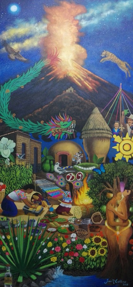 la noche de erupción